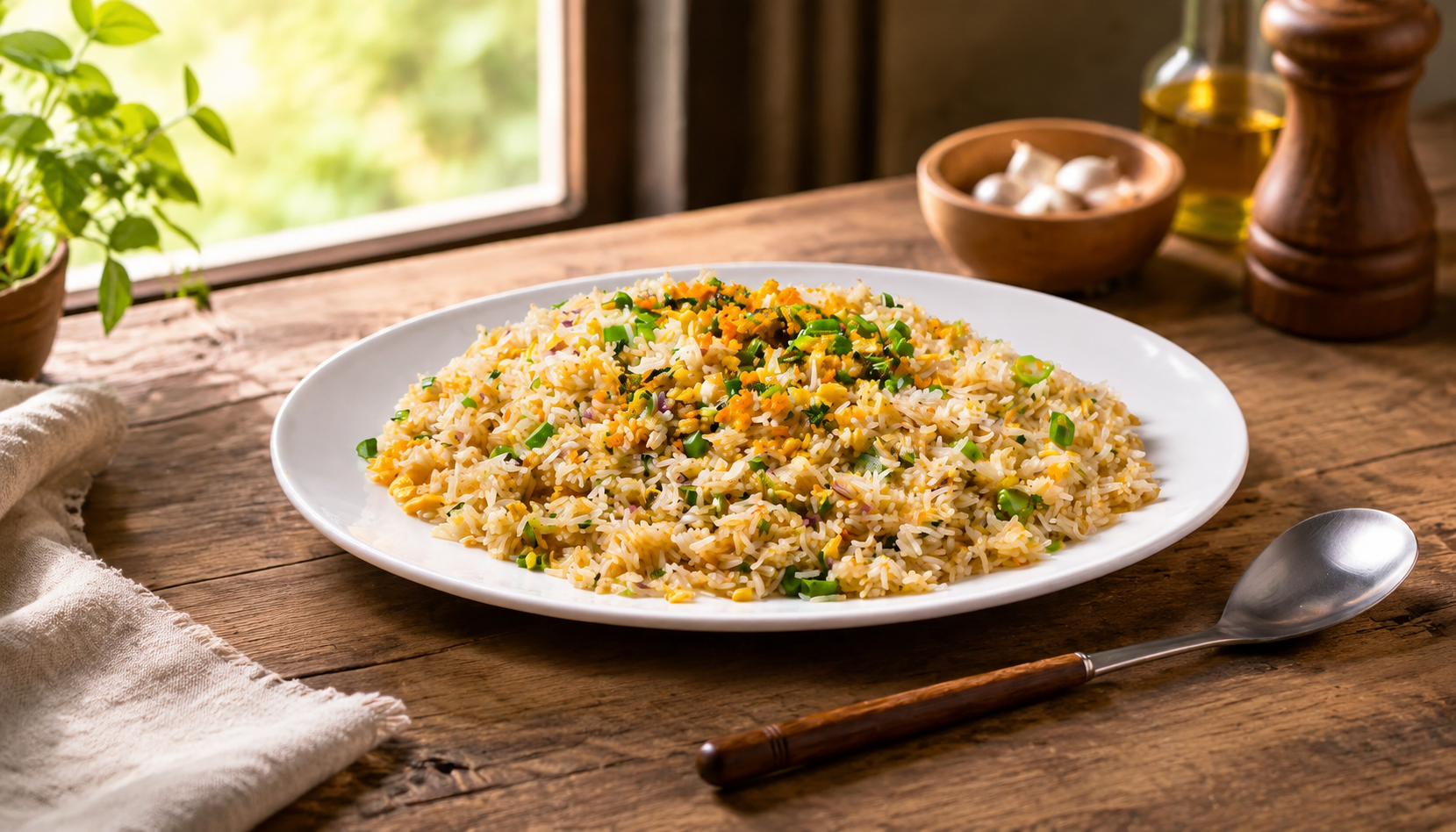 酒店商用炒饭米10kg,普通人厨房能用出餐厅味吗?
